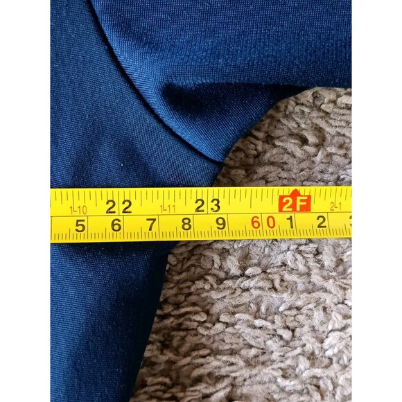 Adidas Track Jacket Mens Large Embroidered Navy Blue Full Zip Pockets Vintage - Picture 8 of 9